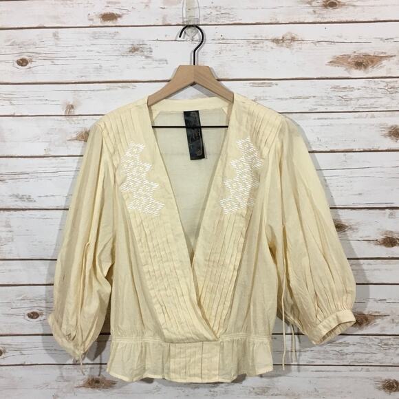 Free People New Romantics Crazy Little Thing Top - Natural - Small - Picture 1 of 12